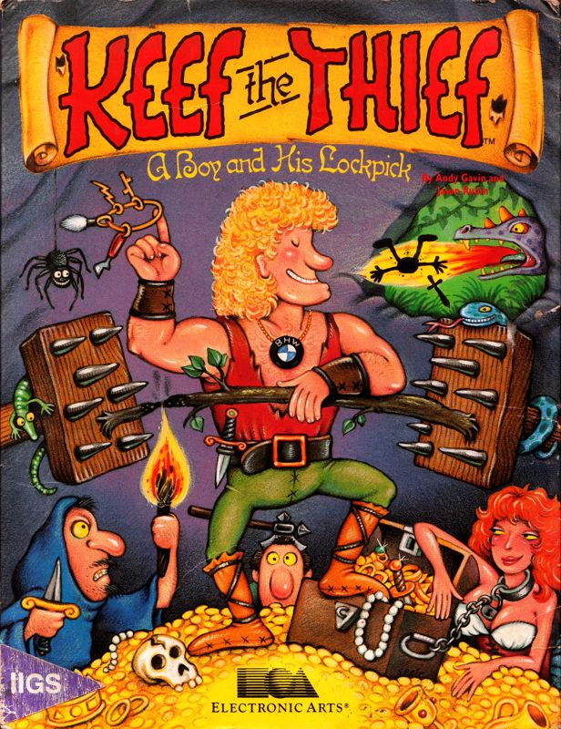 Keef The Thief box art for Amiga